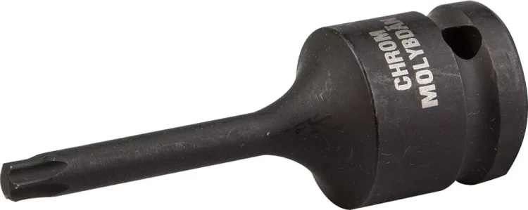 Торцовая головка KRAFTOOL "INDUSTRIE QUALITAT" ударная (1/2"), TORX, Cr-Mo, фосфатированная, T40 27952-40_z01 купить в Губкинске