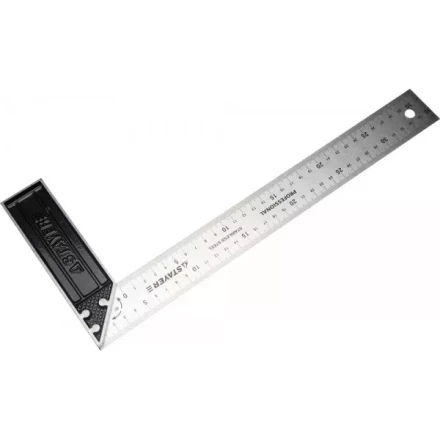 Угольник STAYER &quot;PROFI&quot; столярный, гравированная шкала, нержавеющее полотно 37мм, 350мм 3431-35_z01 купить в Губкинске