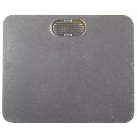 Выключатель СВЕТОЗАР &quot;ГАММА&quot; с подсветкой, одноклавишный, без вставки и рамки, цвет светло-серый металлик, 10A/~250B SV-54131-SM купить в Губкинске