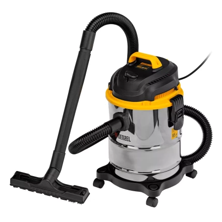 Пылесос строительный Denzel 28201 SVC15, 1200 Вт, бак 15 л, шланг 2 м купить в Губкинске