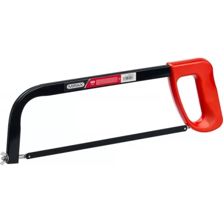 Ножовка по металлу MIRAX, пластиковая рукоятка, металлическая усиленная рамка, 300 мм 1573_z01 купить в Губкинске