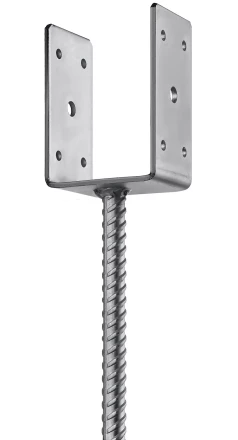 ЗУБР ОС-U, 81 x 120 x 60 мм, U-образное основание столба (310286-080) купить в Губкинске