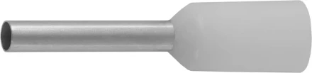Наконечник СВЕТОЗАР штыревой, изолированный, для многожильного кабеля, белый, 0,75 мм2, 25шт 49400-07 купить в Губкинске