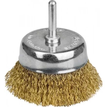 STAYER &quot;PROFESSIONAL&quot;. Щетка чашечная для дрели, витая стальная латунированная проволока 0,3мм, 63мм 35117-063_z01 купить в Губкинске