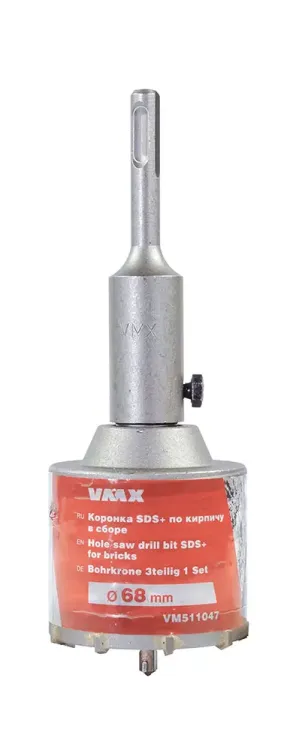 Коронка SDS+ ф68 мм по кирпичу в сборе VMX 511047 купить в Губкинске