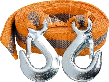 Трос буксировочный 3,5 тонны 2 крюка пакет  STELS Россия 54373 купить в Губкинске