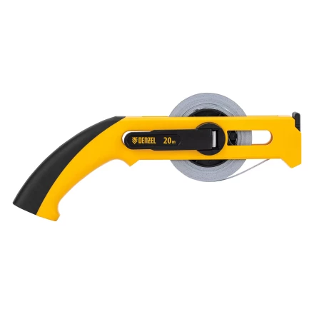 Рулетка геодезическая Denzel 20 м х 13 мм, открытый корпус, металлическая лента, 31490 купить в Губкинске