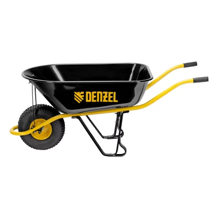 Тачка строительная Denzel 689965, усиленная, объем 130 л, 230 кг, колесо 15х6.00-6 купить в Губкинске