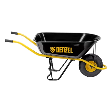 Тачка строительная Denzel 689965, усиленная, объем 130 л, 230 кг, колесо 15х6.00-6 купить в Губкинске