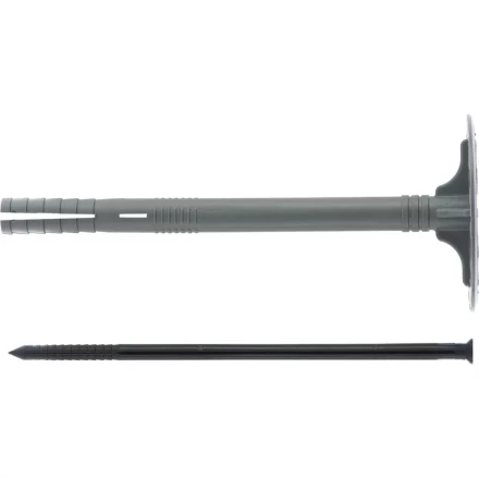 Дюбель Гриб для крепления утеплителя 80 мм 500 штук Сибртех артикул 46041 купить в Губкинске