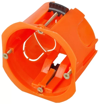 Коробка установочная СВЕТОЗАР для полых стен, макс. напряжение 400В, с пластиковыми лапками, 68х47мм SV-54913 купить в Губкинске