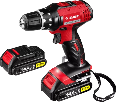 Дрель-шуруповерт 2 АКБ ДА-14.4-2-Ли КНМ2 серия МАСТЕР купить в Губкинске