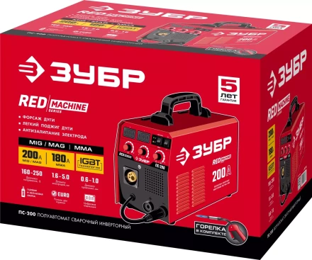 Полуавтомат сварочный инверторный МIG-MAG c функцией ММА ПС-200 серия МАСТЕР купить в Губкинске