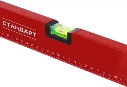 Уровень ЗУБР &quot;СТАНДАРТ&quot; коробчатый, 2 противоударные ампулы, 100см 34588-100 купить в Губкинске
