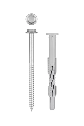 ЗУБР ФД-Ц 10 x 120 мм, фасадный дюбель, нейлон/цинк, 50 шт (301455-120) купить в Губкинске
