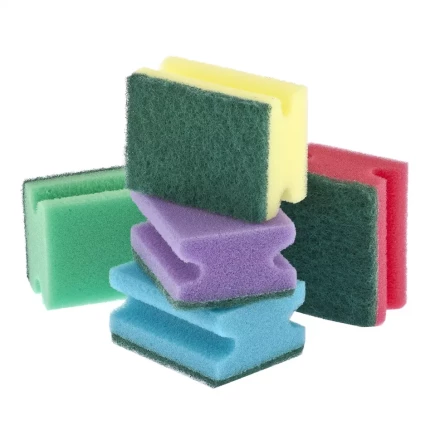 Губки для посуды профильные Comfort 85х65х43 мм 5 шт ТМ Elfe 92357 купить в Губкинске
