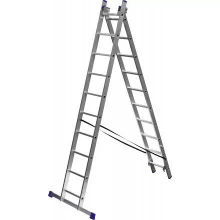 Лестница ЗУБР универсальная, двухсекционная со стабилизатором, 10 ступеней 38821-10 купить в Губкинске