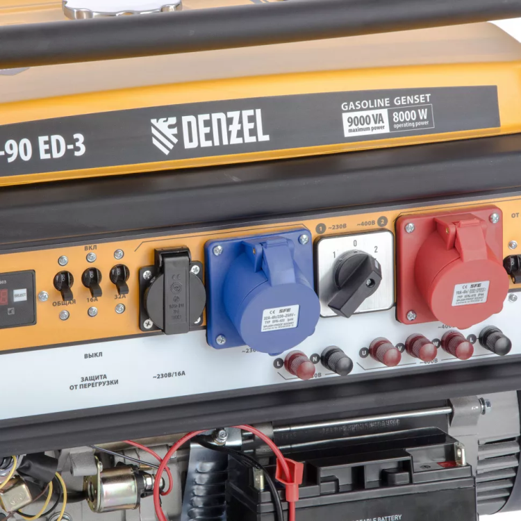 Генератор бензиновый Denzel PS 90 ED-3 946944 купить в Губкинске