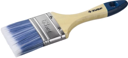 Кисть плоская  ЗУБР &quot;АКВА-МАСТЕР&quot;, искусственная щетина, деревянная ручка, 63мм 4-01007-063 купить в Губкинске