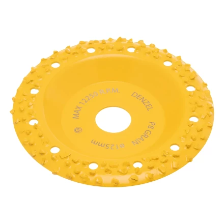 Чашка твёрдосплавная зачистная,125 мм, Наклонная, крупное зерно #8// Denzel 72976 купить в Губкинске