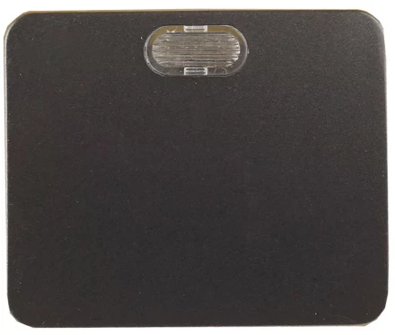 Выключатель СВЕТОЗАР &quot;ГАММА&quot; с подсветкой, одноклавишный, без вставки и рамки, цвет темно-серый металлик, 10A/~250B SV-54131-DM купить в Губкинске