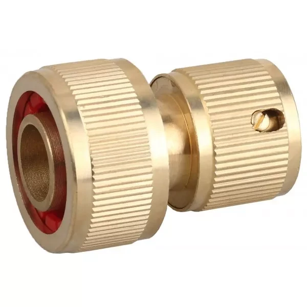 Соединитель GRINDA с автостопом, латунный, 3/4" 8-426130 купить в Губкинске