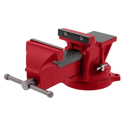 Тиски слесарные, 100 мм, поворотные, с наковальней// Matrix 18600 купить в Губкинске