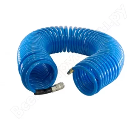 Шланг спиральный с фитингами рапид полиуретан 15 бар 6х10 мм 15 м Fubag купить в Губкинске