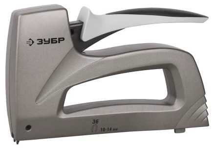 Степлер ЗУБР &quot;ПРЕМИУМ&quot;, пластинчатая пружина, литой корпус, тип 36 31512_z01 купить в Губкинске