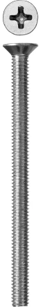 Винт ЗУБР &quot;МАСТЕР&quot; DIN 965, класс прочности 4.8, оцинкованный, M4x55мм, 5кг 303110-04-055 купить в Губкинске