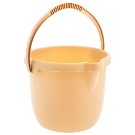 Ведро пластмассовое круглое Palisad 12 л, бежевое, Home 929495 купить в Губкинске