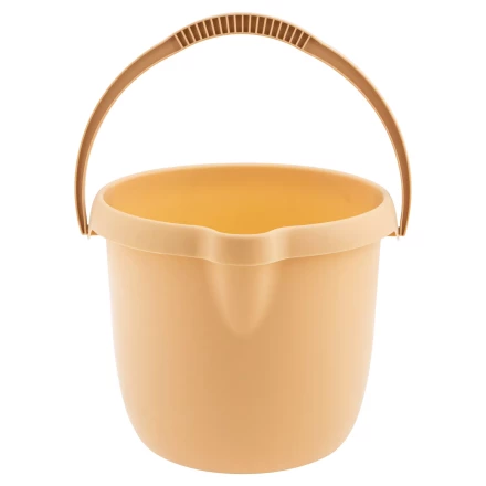 Ведро пластмассовое круглое Palisad 12 л, бежевое, Home 929495 купить в Губкинске
