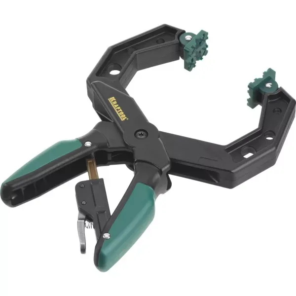 Струбцина KRAFTOOL "EcoKraft" ручная, пластиковый корпус, 0-100мм 32224-10 купить в Губкинске