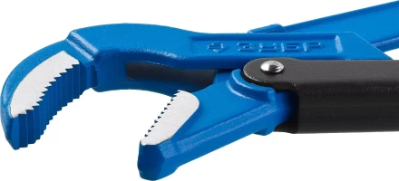 Ключ трубный рычажный ЗУБР &quot;ПРОФЕССИОНАЛ&quot;, изогнутые губки, цельнокованый, Сr-V, № 1,  1&quot; 27337-1_z01 купить в Губкинске