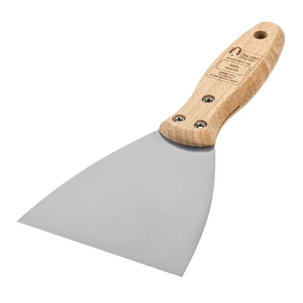 Шпательная лопатка из нержавеющей стали, 100 мм, буковая рукоятка, EFP Matrix 85617 купить в Губкинске