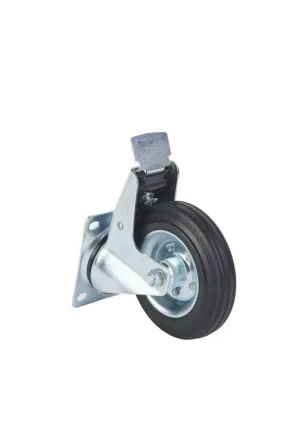 Колесо поворотное усиленное резина SRCB 63 160 мм с тормозом 1027197 купить в Губкинске