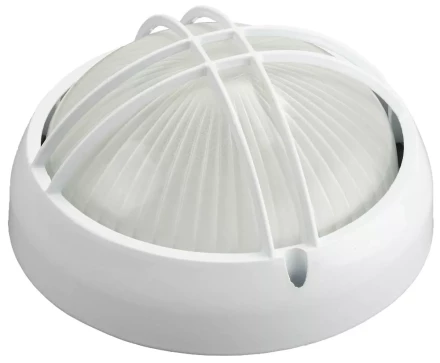 Светильник уличный СВЕТОЗАР "ОРБИТА" влагозащищенный, цвет белый, 60Вт SV-57311-W купить в Губкинске