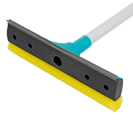 Щетка-окномойка с водосгоном, пластиковый черенок, 430х220 мм, Home Palisad 93590 купить в Губкинске