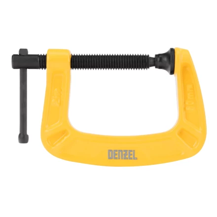 Струбцина G-образная Denzel, усиленная, 50 мм, 20641 купить в Губкинске