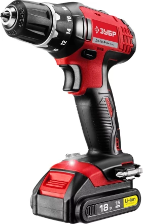 Дрель-шуруповерт 2 АКБ ДА-18-2-Ли КНМ2 серия МАСТЕР купить в Губкинске