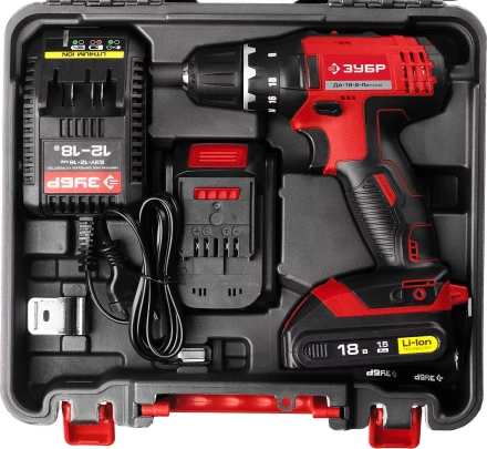Дрель-шуруповерт 2 АКБ ДА-18-2-Ли КНМ2 серия МАСТЕР купить в Губкинске