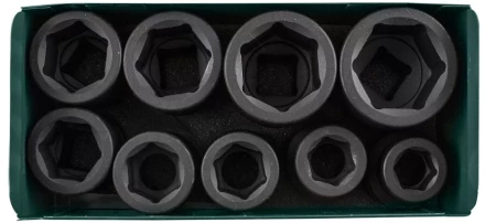 Набор головок торцевых ударных 1&quot;DR 24-50мм 9предметов Jonnesway S03A8109S 48315 купить в Губкинске