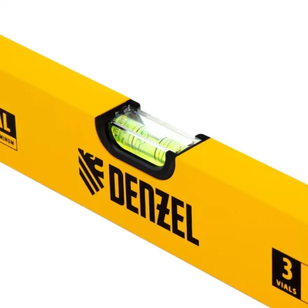 Уровень алюминиевый, 1500 мм, фрезерованный, 3 глазка Denzel 33685 купить в Губкинске
