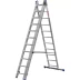 Лестница ЗУБР универсальная, трехсекционная со стабилизатором, 11 ступеней 38831-11 купить в Губкинске