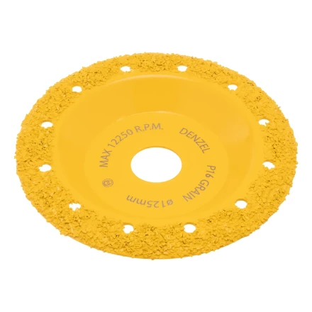 Чашка твёрдосплавная зачистная,125 мм, Наклонная, среднее зерно #16// Denzel 72977 купить в Губкинске