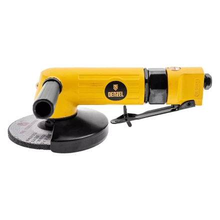 Пневматическая углошлифовальная машина Denzel 57477 AG125, 11000 об/мин, 125 мм, 186 л/мин купить в Губкинске