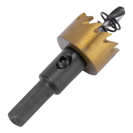 Коронка по металлу HSS, 22 мм, нитридтитановое покрытие Denzel 724103 купить в Губкинске