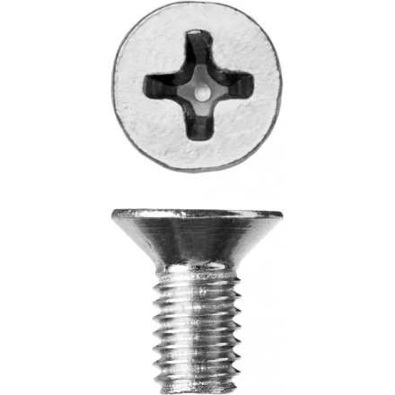 Винт ЗУБР &quot;МАСТЕР&quot; DIN 965, класс прочности 4.8, оцинкованный, M5x10мм, 5кг 303110-05-010 купить в Губкинске