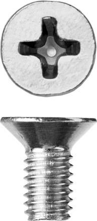 Винт ЗУБР &quot;МАСТЕР&quot; DIN 965, класс прочности 4.8, оцинкованный, M5x10мм, 5кг 303110-05-010 купить в Губкинске