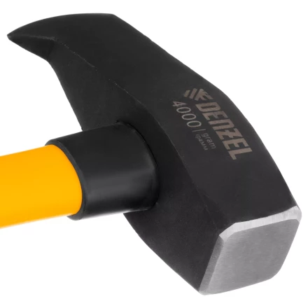 Колун-кувалда 4000 г Denzel 21852, кованая, фибергласовая  рукоятка c TPR покрытием, 880 мм купить в Губкинске